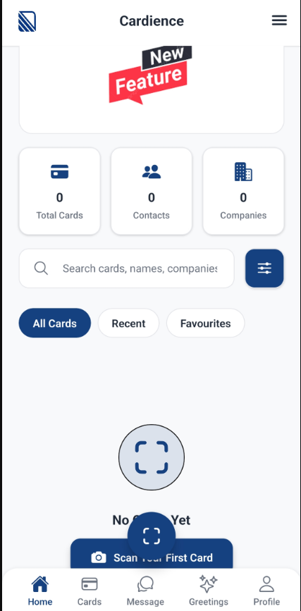 Cardience digital card preview