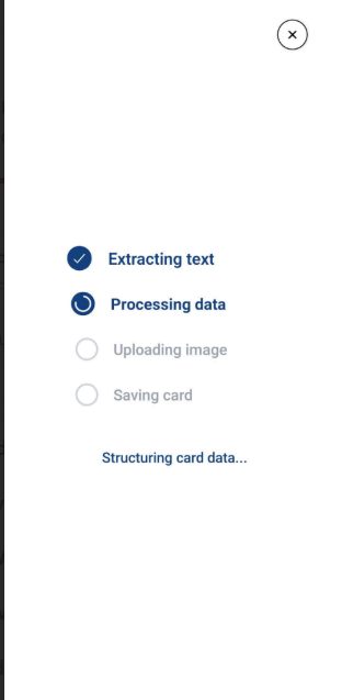 Cardience digital card preview